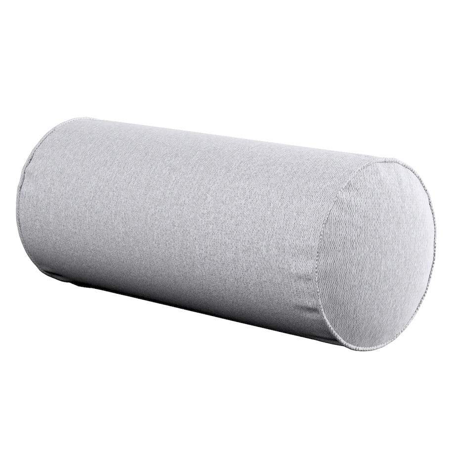Poduszka wałek prosty, szary melanż, Ø16 x 40 cm, Amsterdam