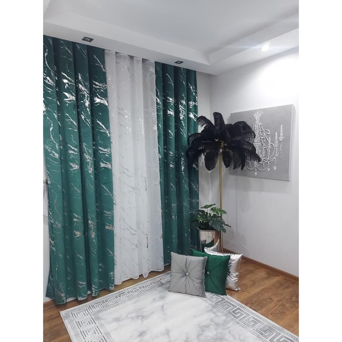 zasłona welurowa marmur2 140x250 cm