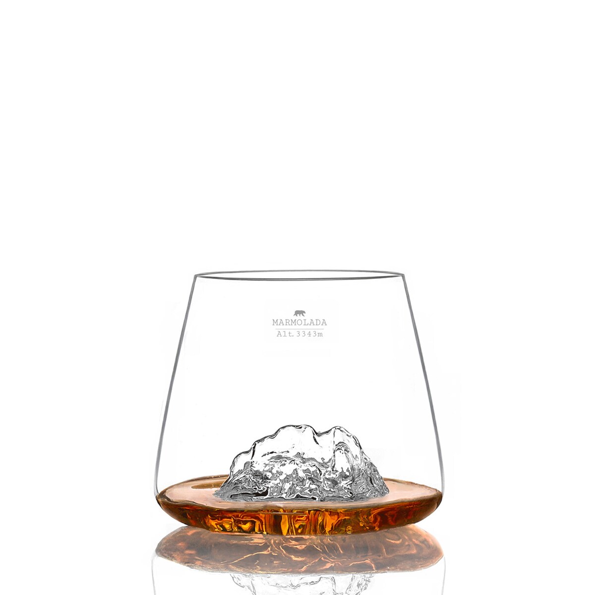 Zestaw 2 szklanek do whisky - Topographic - Tofane & Marmolada