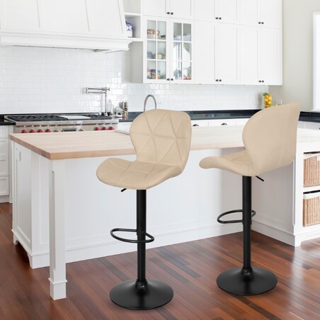 Hoker beżowy do kuchni jadalni wyspy obrotowy