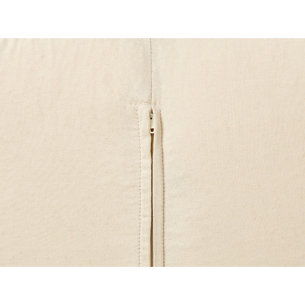 Puf bawełniany 45 x 45 x 45 cm beżowy MULTAN