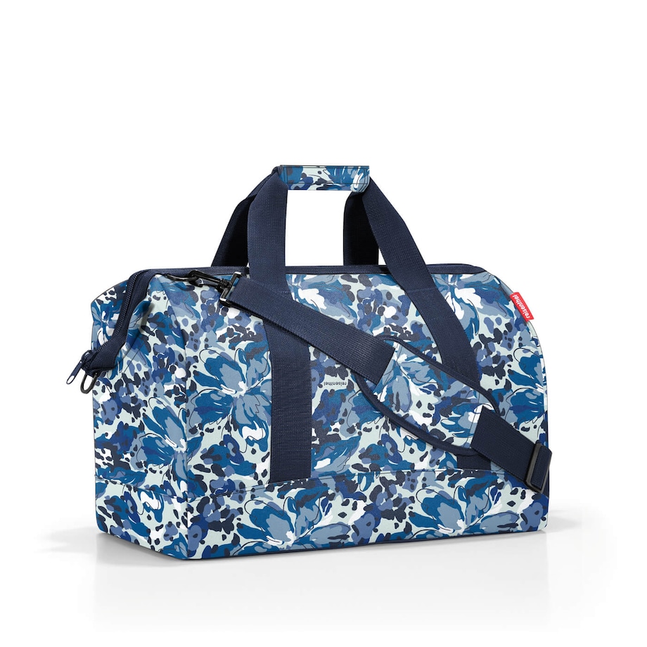 Torba ALLROUNDER L, flora blue