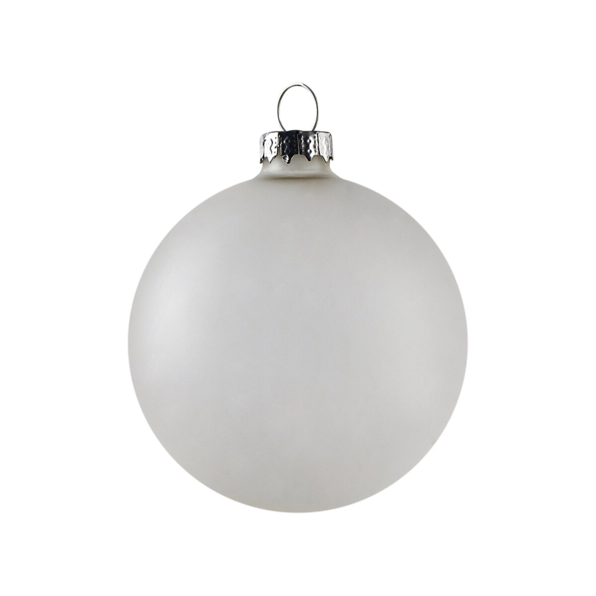 Zestaw 35 bombek FROSTFALL Szkło Szary