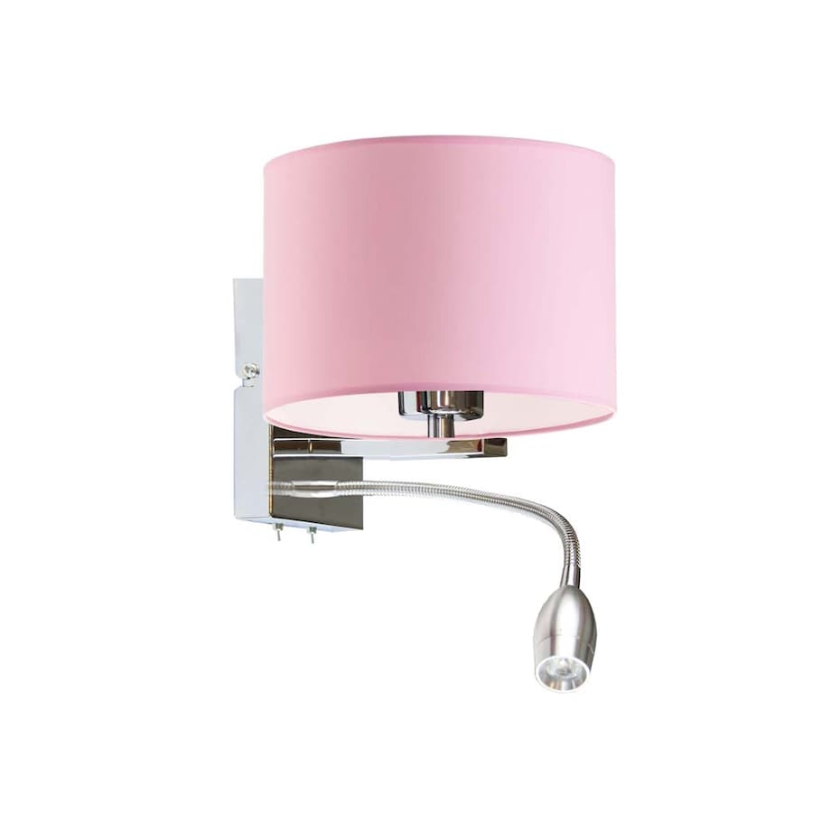 Kinkiet LED lampa ścienna lampa na ścianę z abażurem walec MOTO