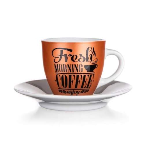 FILIŻANKA DO KAWY ESPRESSO 2 x 90 ml BANQUET na prezent kobiet mamy