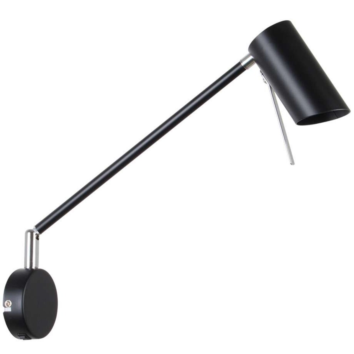Kinkiet LAMPA ścienna MILLY 21-73884 metalowa OPRAWA reflektorek na wysięgniku regulowany czarny, Candellux