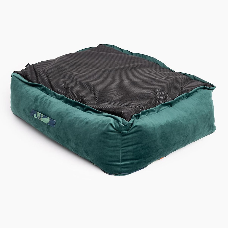 Kanapa ortopedyczna welurowa "Psikolaż" - Rozmiar: M