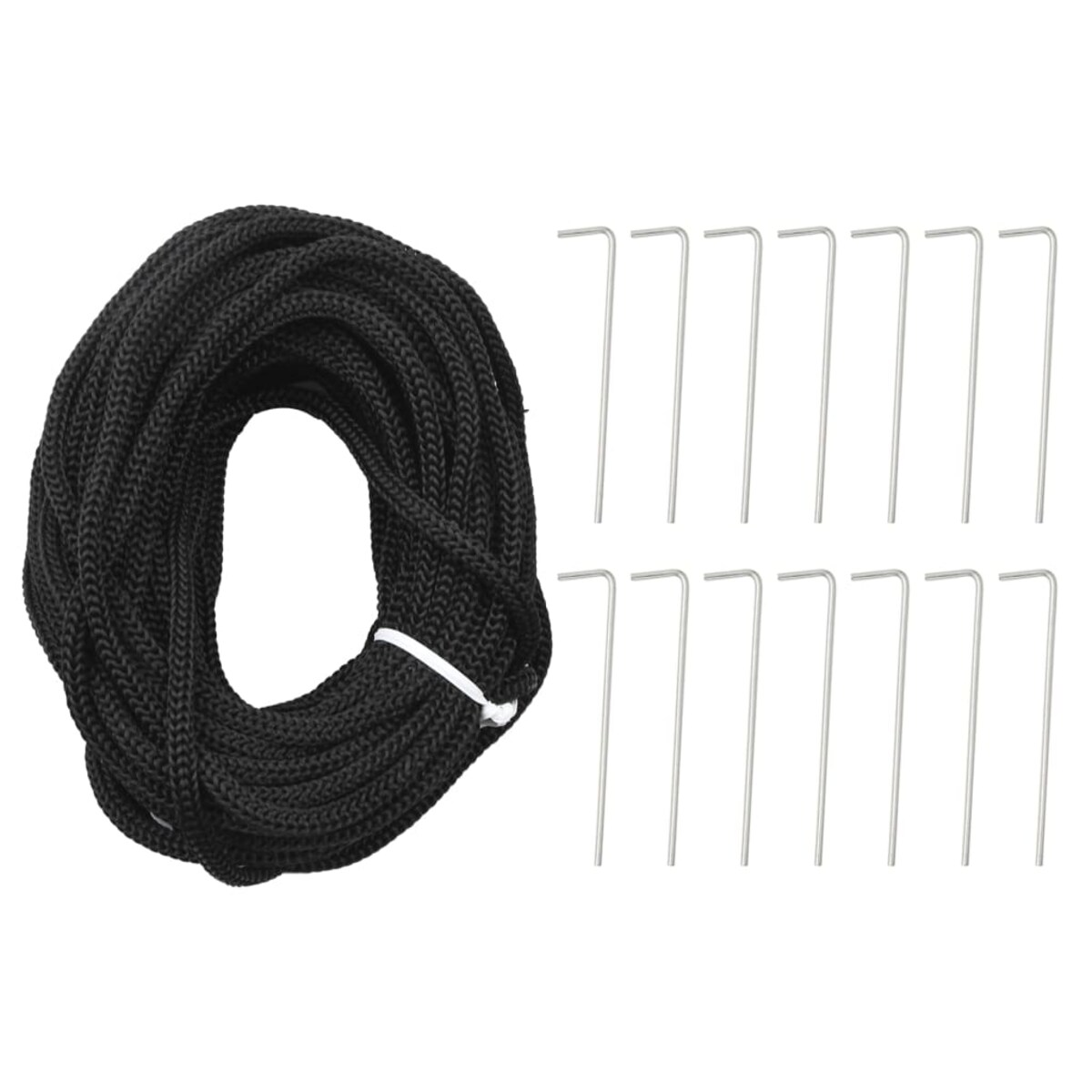 vidaXL Choinka do montażu na maszcie 1134 ciepłych białych LED, 800 cm