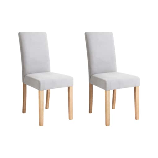 Zestaw 2 krzeseł do jadalni BROADWAY Ciemnoszary