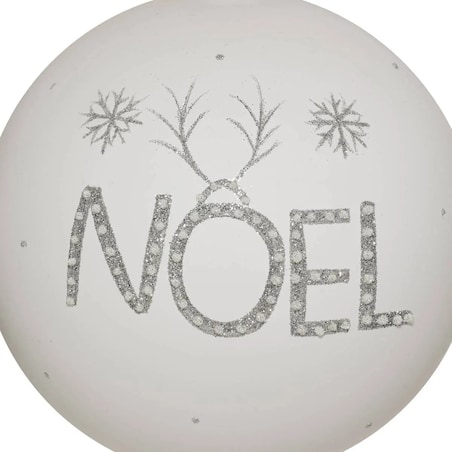 Komplet 6 szklanych bombek Noël Ø15 cm