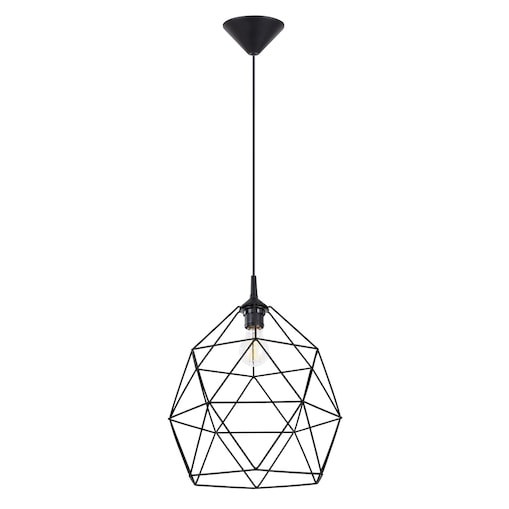 Lampa wisząca TRIOM 30 czarna