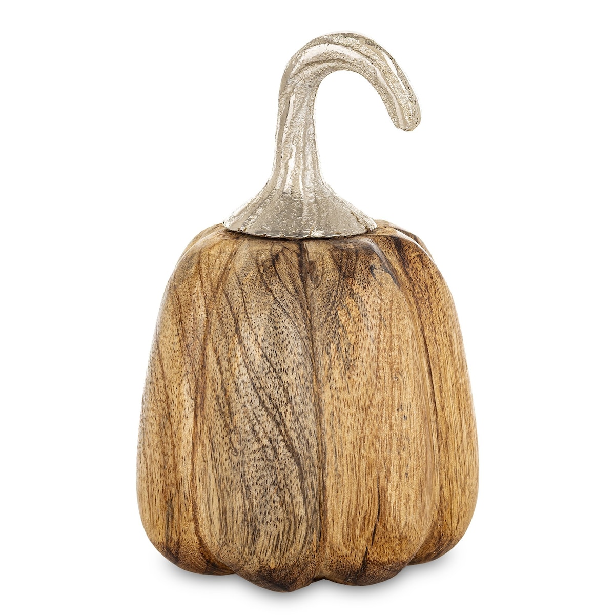 Dekoracja - dynia drewno mango 13x8,5x8,5 cm DIVIA small