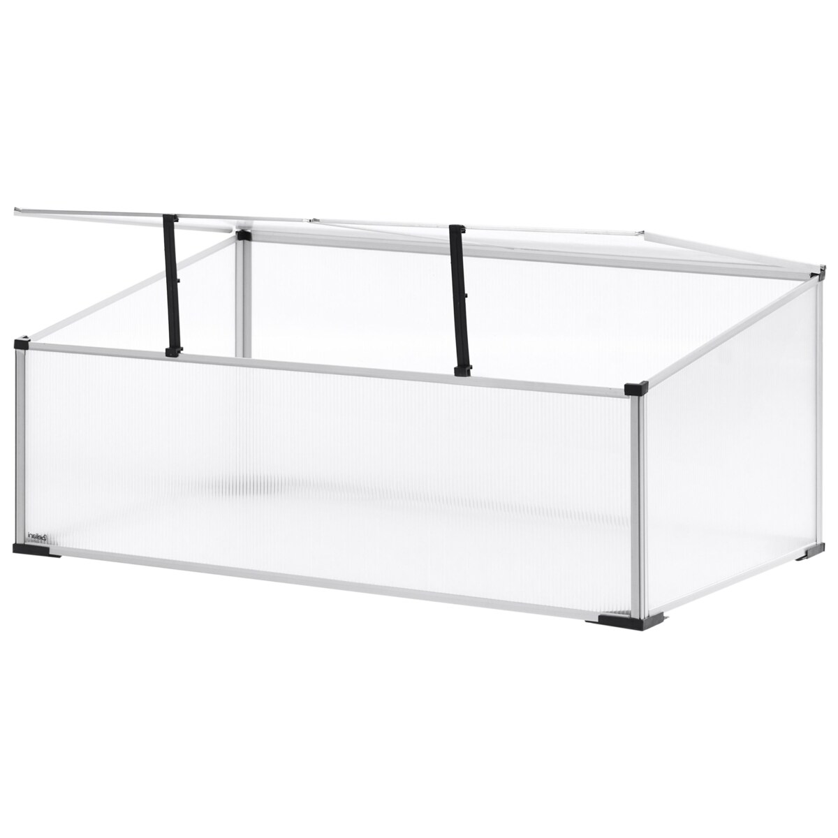 Szklarnia ogrodowa SERIFOS Srebrny 61 cm