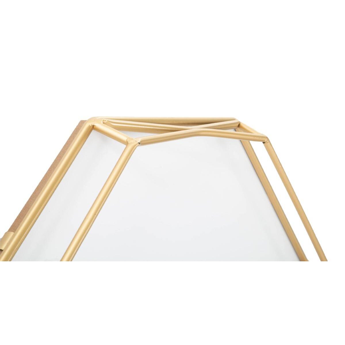 Ośmiokątny zegar na ścianę w stylu glamour, Ø 56 cm