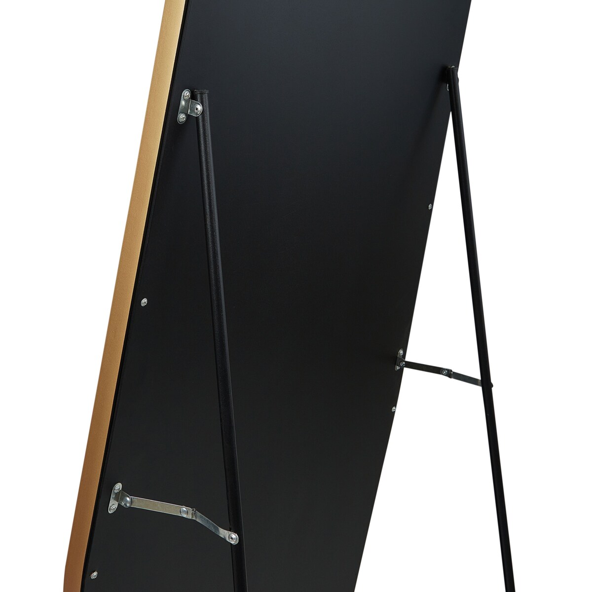 Lustro stojące metalowe 49 x 165 cm złote TARTAS