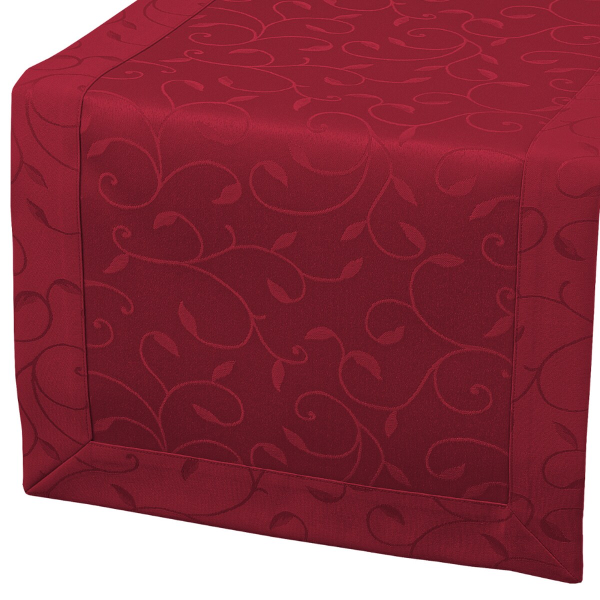 Bieżnik Dafne bordowy (2043) O5 - 40x200 cm - bordowy