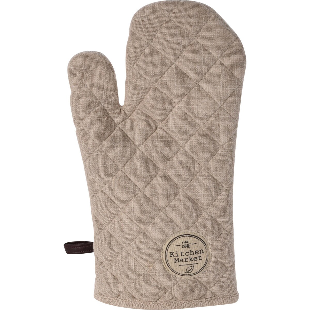 Rękawica kuchenna ENDO, bawełniana, uchwyt z ekoskóry