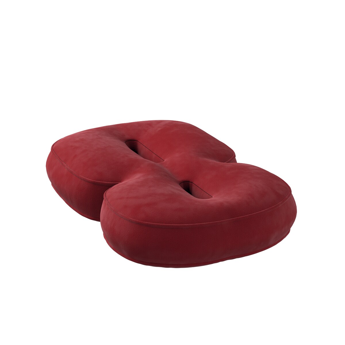 Poduszka Cyferka 8, intensywna czerwień, 25 x 40 cm, Posh Velvet