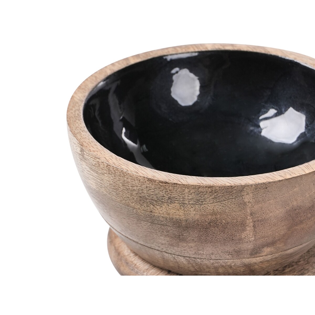 Moździerz z tłuczkiem BANHA Drewno mango Brązowy/ czarny