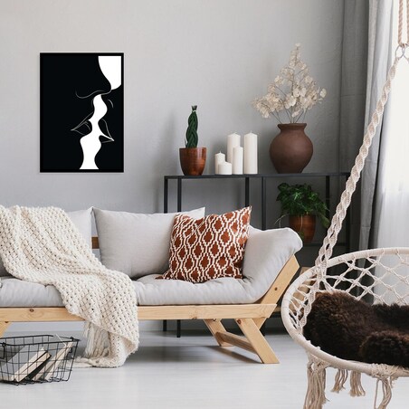 Poster Story, Plakat, Obraz - Pocałunek Zakochanych, wymiary 30 x 42 cm