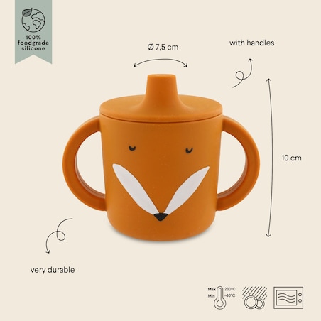 Silikonowy Kubek Niekapek - Lis