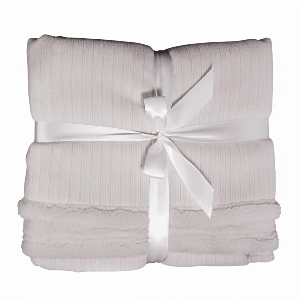 MIĘKKI KOC NARZUTA PLED NA ŁÓŻKO BARANEK SHERPA CIEPŁY 150x125 CM