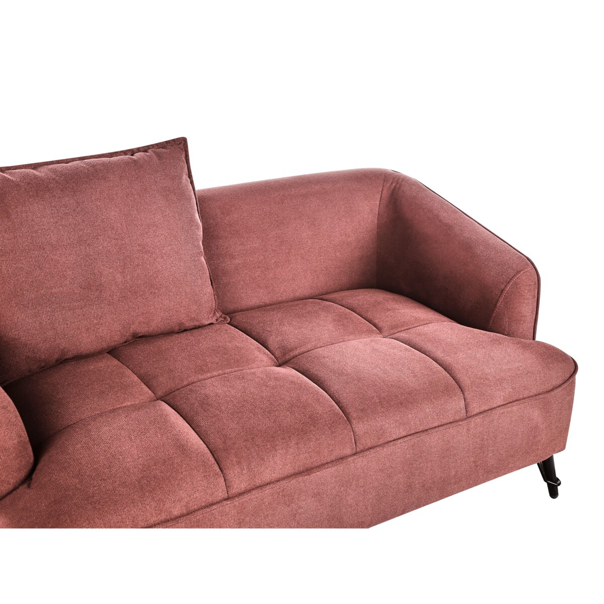 Sofa 2-osobowa burgundowa HOBRO