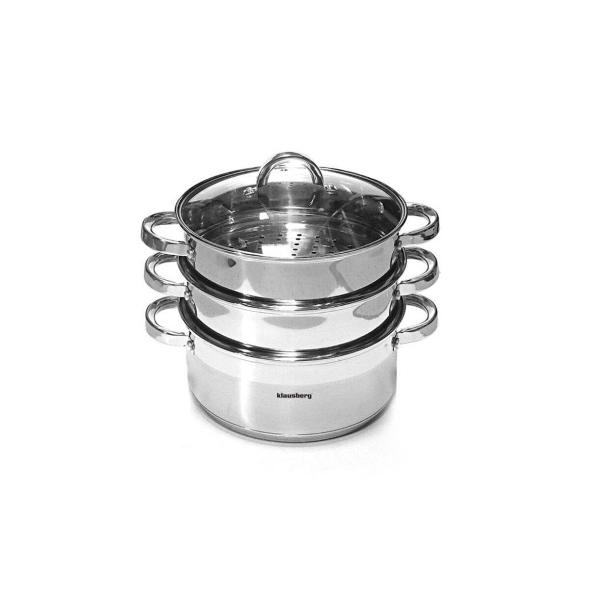 Klausberg garnki do gotowania na parze 24cm 4 elementy KB7145