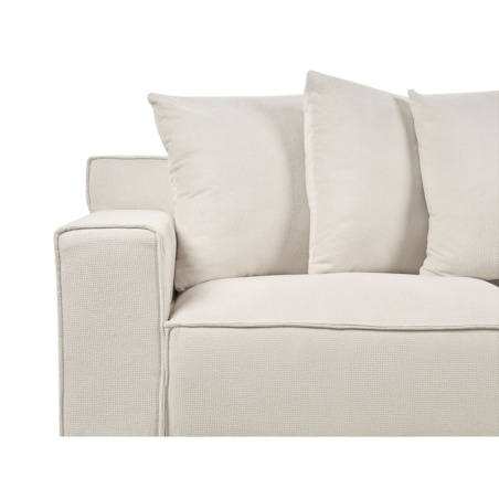 Sofa 3-osobowa złamana biel VISKAN