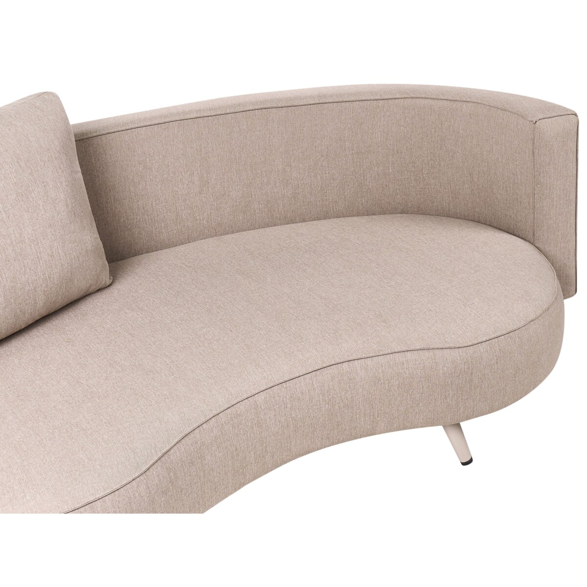 Sofa ogrodowa dla 3 osób PARORI Lewostronny Beżowy