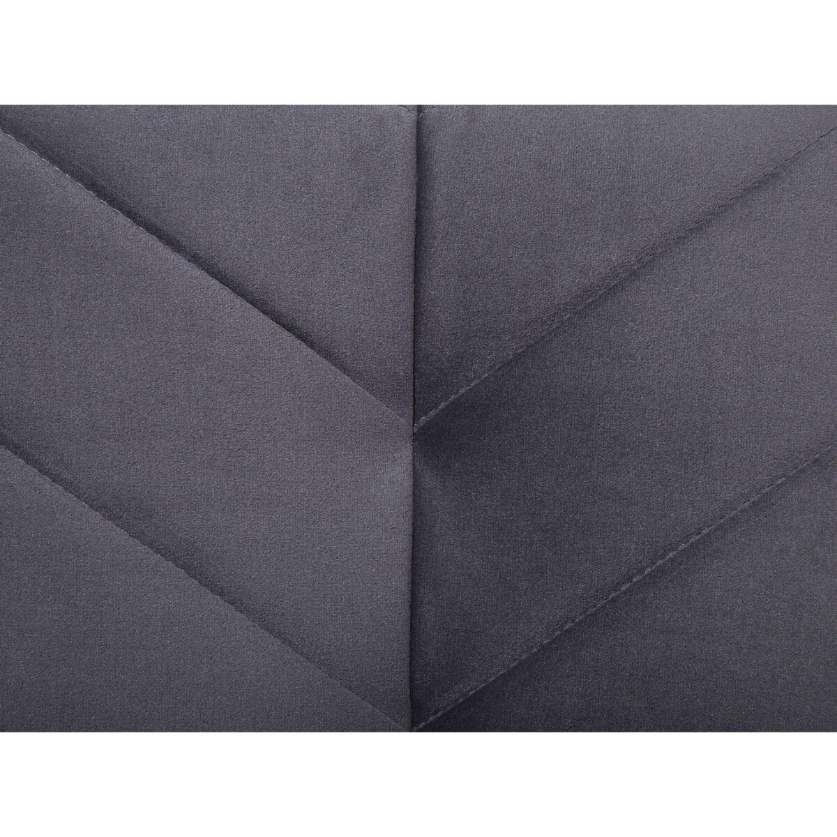 Sofa rozkładana welurowa szara SENJA