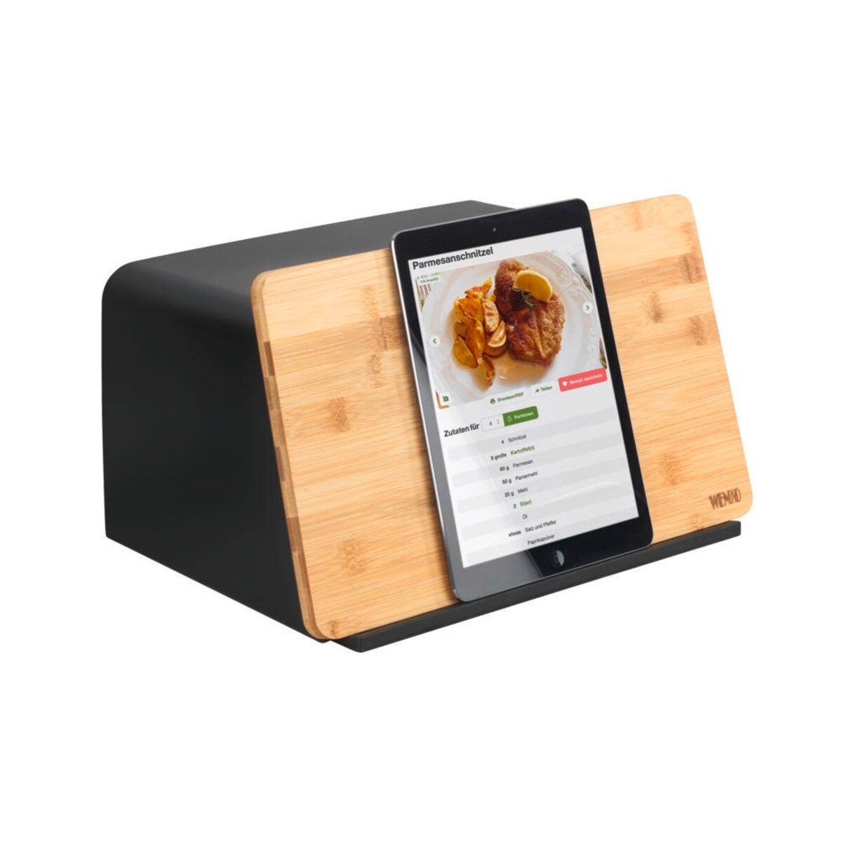 Chlebak z deską do krojenia z drewna bambusowego KUBO, WENKO