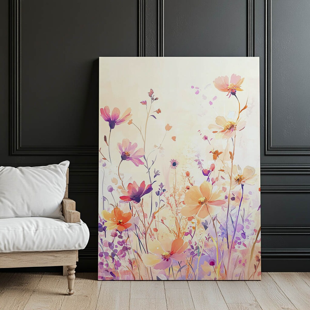 Kwiatowe Marzenie, 50x70 cm, bez ramy, płótno premium na blejtramie