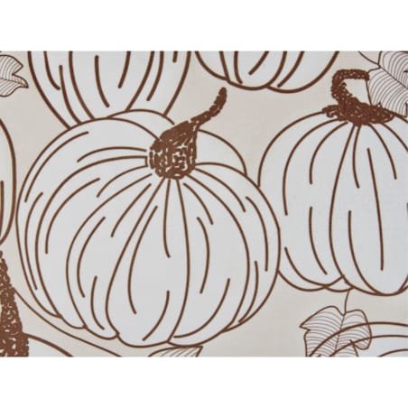 2 welurowe poduszki dekoracyjne w dynie 45 x 45 cm beżowe GOURD