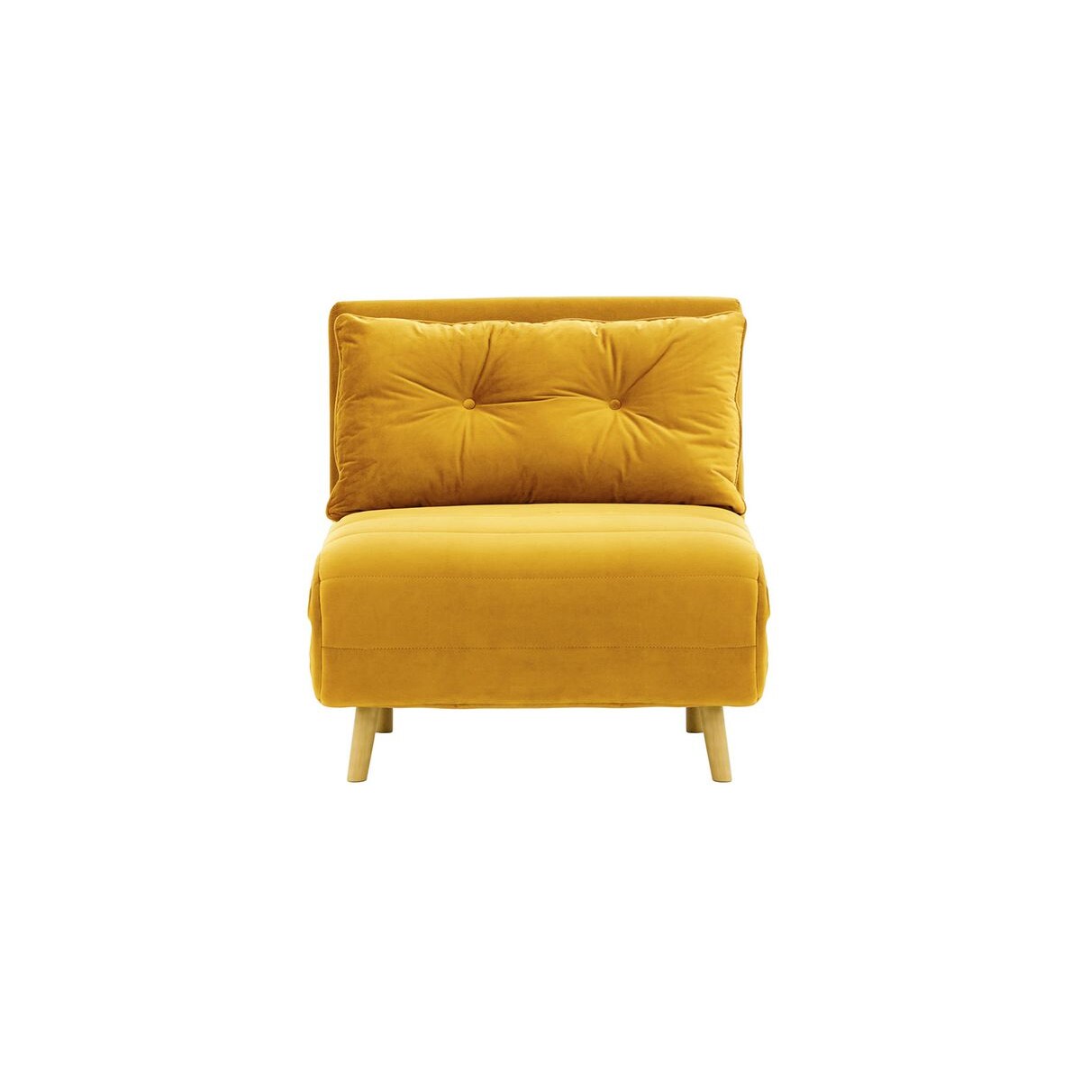 Fotel rozkładany Flic 77 cm-Velluto 8-like oak