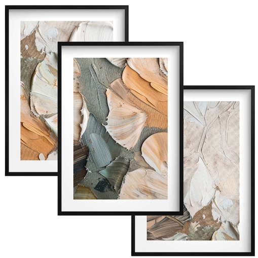 Nowoczesne Plakaty Obrazy ścienne do salonu Akwarela Pastelowy zestaw