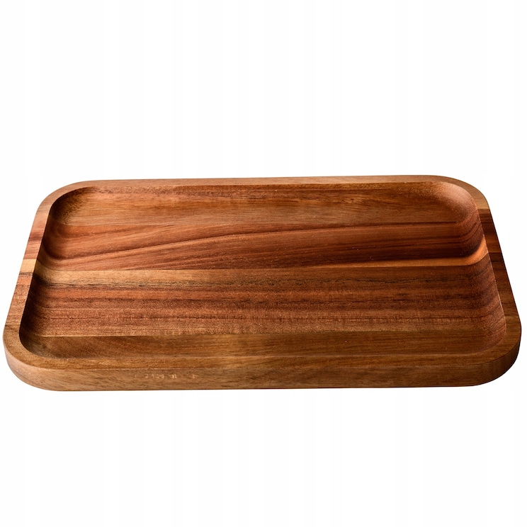 TACA KUCHENNA DREWNIANA NA NACZYNIA KLUCZE BOHO DO SALONU DOMU AKACJA