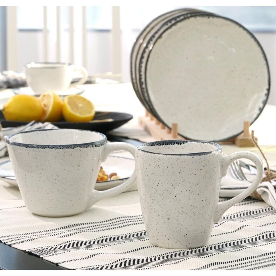 VILLA ITALIA Kubek jumbo 400 ml ceramiczny VANILLA