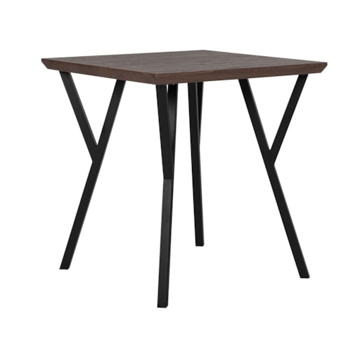 Stół do jadalni 70 x 70 cm ciemne drewno BRAVO