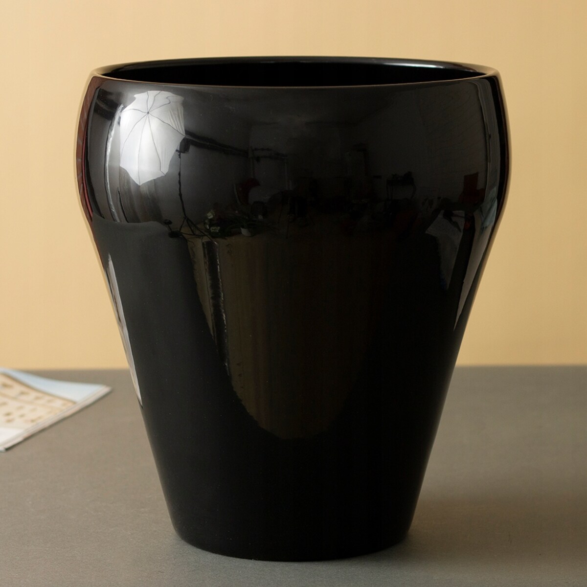 DONICA BELLA ceramiczna czarny połysk śr. 25cm