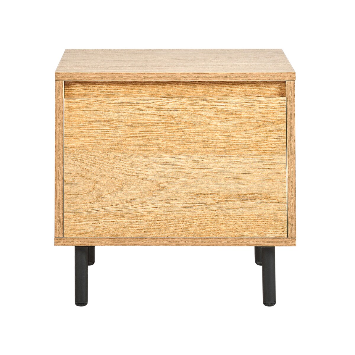 Szafka nocna 1 szuflada jasne drewno NIKEA
