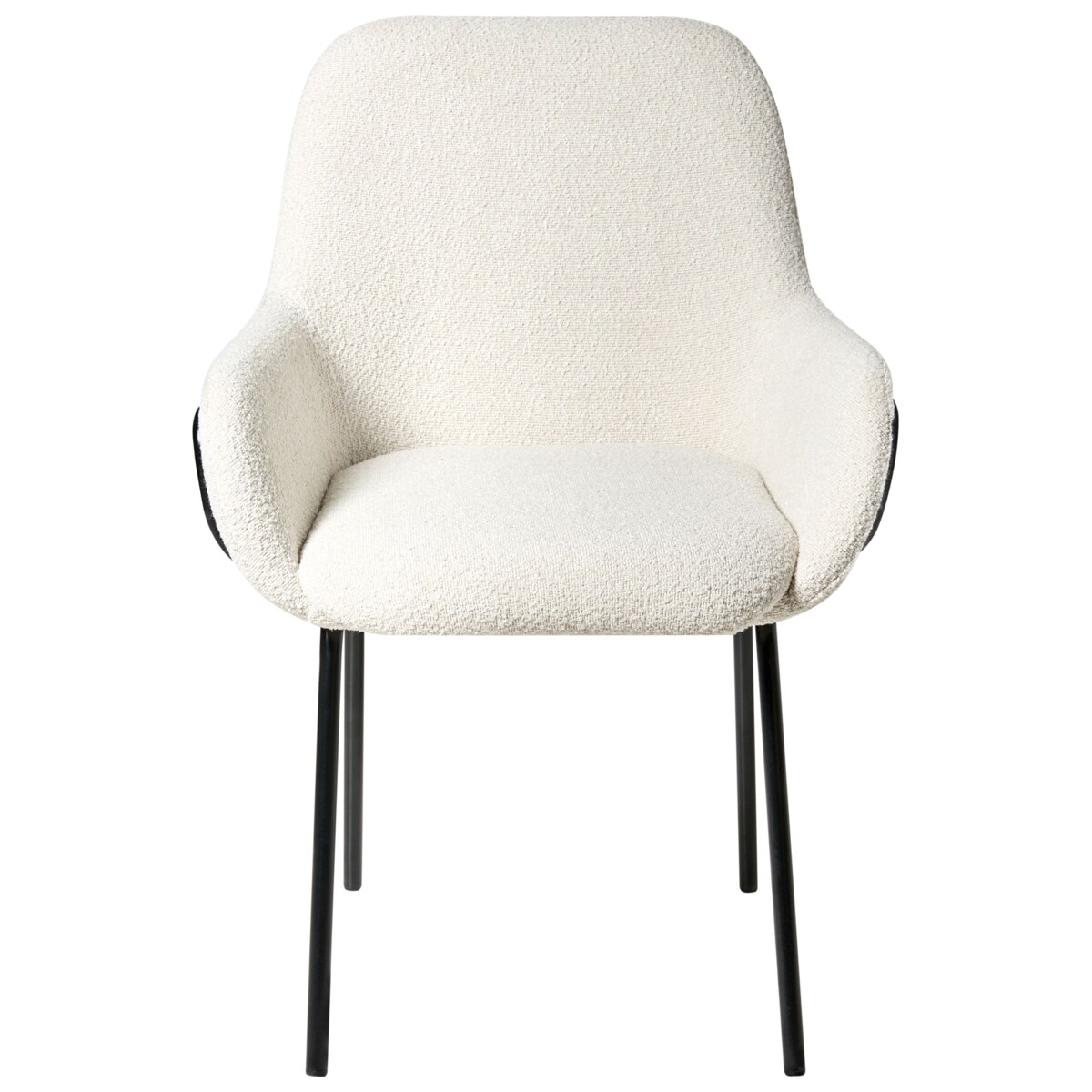 Krzesło do jadalni ALGONA Boucle Złamana biel