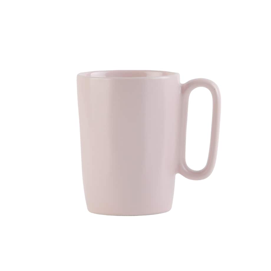 Dwa kubki ceramiczne z uszkiem 250 ml Fuori rożowe 30008