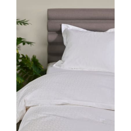 Poszwa na kołdrę Home by Tempur® Luxe Jacquard Cotton 160x200 Biel