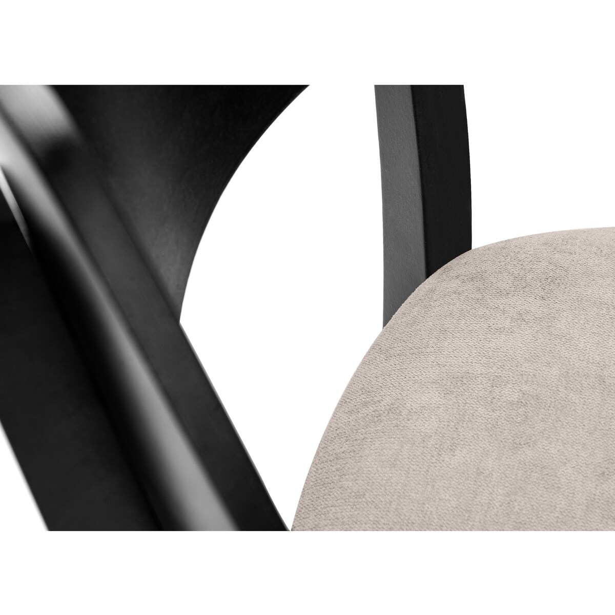 KONSIMO VINIS nowoczesne krzesła drewniane 2 sztuki w kolorze beżowym