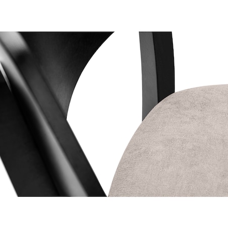 KONSIMO VINIS nowoczesne krzesła drewniane 2 sztuki w kolorze beżowym