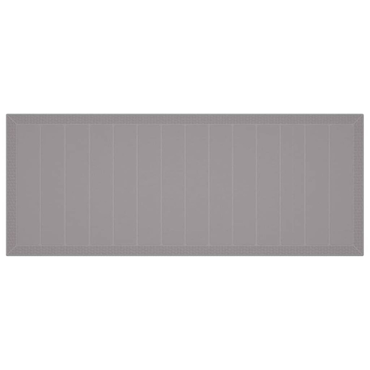 vidaXL Zestaw do jadalni w ogrodzie 11 pcs Jasnoszary Rattan Polt