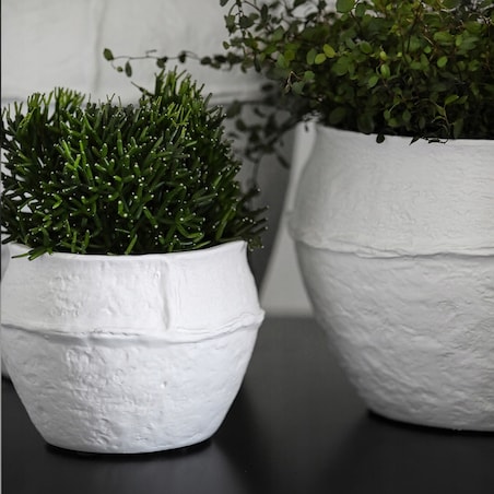 DONICA JULIE terakota biały mat śr. 16cm