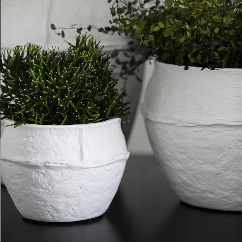 DONICA JULIE terakota biały mat śr. 16cm