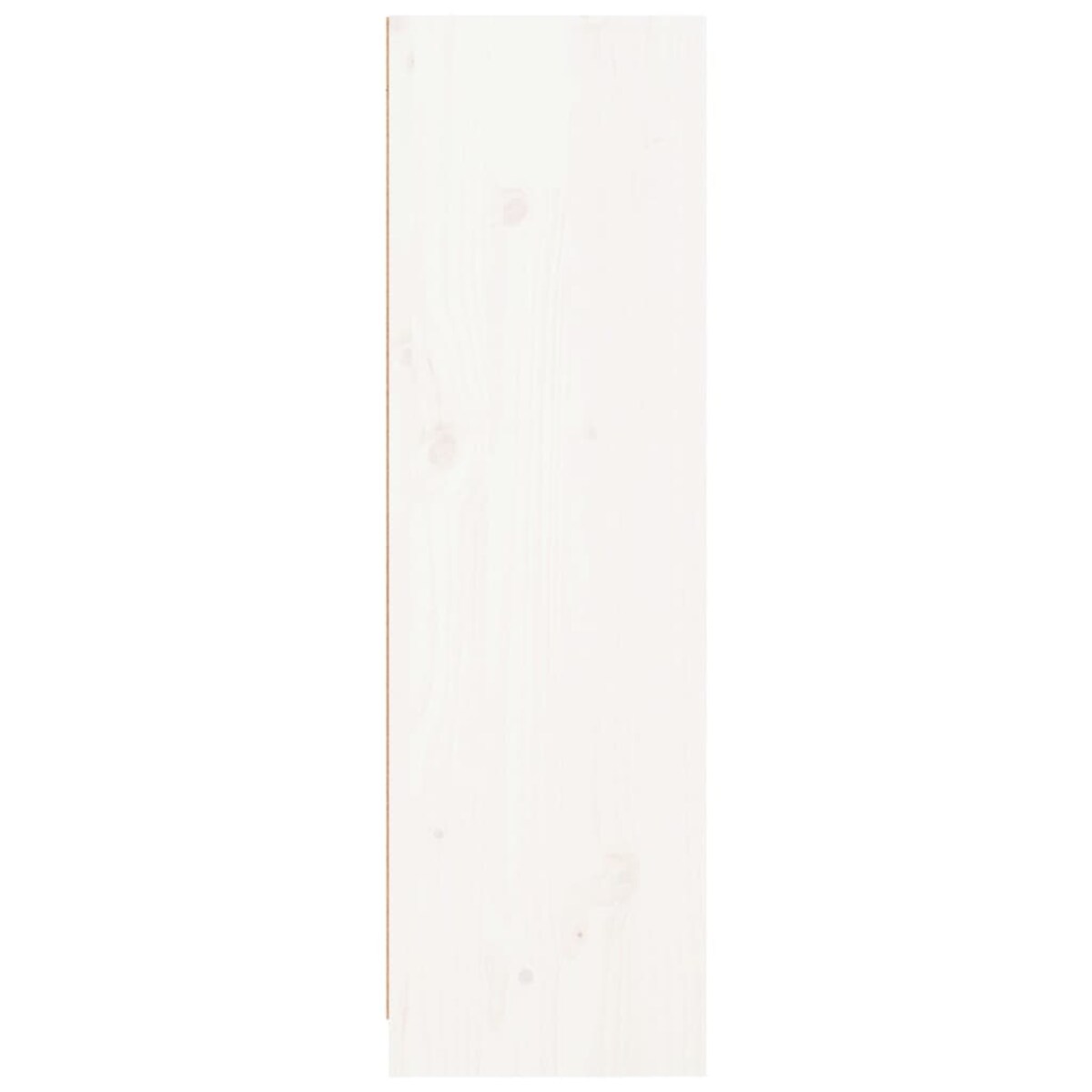 vidaXL Regał, biały, 70x33x110 cm, lite drewno sosnowe